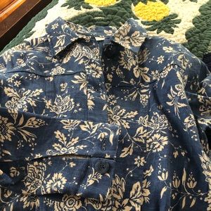 Coldwater creek large blue blazer